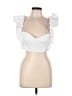 Zara White Short Sleeve Blouse Size XL - photo 1