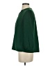 J.Crew 100% Polyester Green 3/4 Sleeve Blouse Size XXS - photo 5
