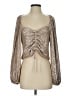 Jonathan Simkhai Silver Long Sleeve Blouse Size S - photo 1