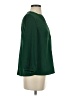 J.Crew 100% Polyester Green 3/4 Sleeve Blouse Size XXS - photo 4