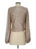 Jonathan Simkhai Silver Long Sleeve Blouse Size S - photo 2