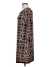 Max Studio Print Brown Casual Dress Size L - photo 5