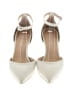 Stuart Weitzman 100% Leather Ivory Heels Size 7 - photo 2