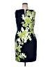 Chetta B 100% Polyester Tropical Blue Cocktail Dress Size 14 - photo 1