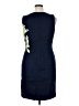 Chetta B 100% Polyester Tropical Blue Cocktail Dress Size 14 - photo 2