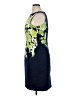 Chetta B 100% Polyester Tropical Blue Cocktail Dress Size 14 - photo 5