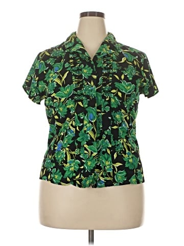 Sag Harbor Short Sleeve Blouse (view 1)
