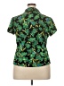 Sag Harbor 100% Polyester Tropical Green Short Sleeve Blouse Size 18 - photo 2