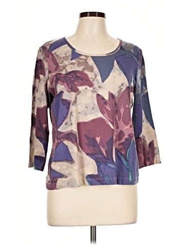 Chico's 3/4 Sleeve T-Shirt (view 1)