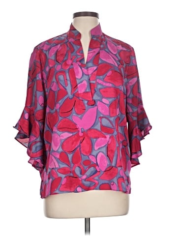 Nic + Zoe 3/4 Sleeve Blouse (view 1)
