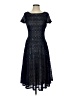 Sangria Blue Cocktail Dress Size 4 - photo 1