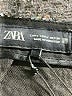 Zara 100% Polyester Stars Silver Shorts Size L - photo 3