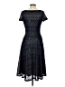 Sangria Blue Cocktail Dress Size 4 - photo 2