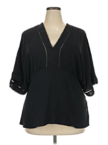 City Chic 3/4 Sleeve Blouse (view 1)