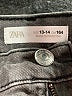 Zara Gray Denim Shorts Size 13 - 14 - photo 3