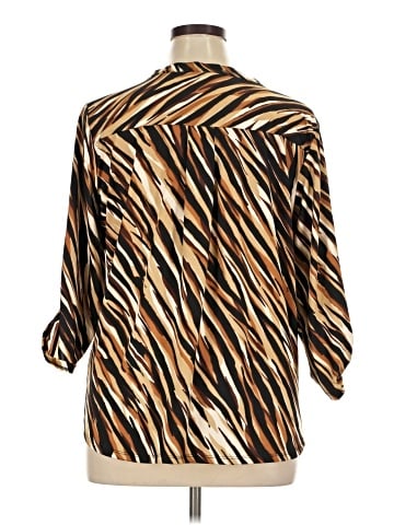 NY Collection 3/4 Sleeve Blouse (view 2)