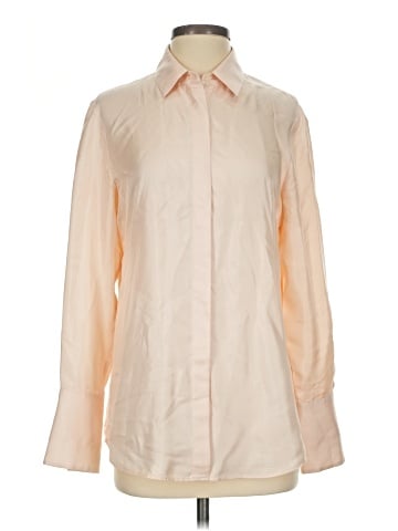 Banana Republic Heritage Collection Long Sleeve Silk Top (view 1)