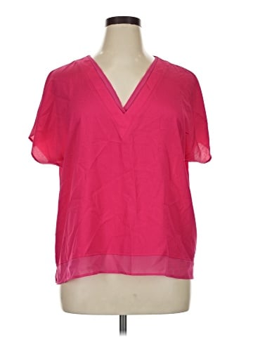 DKNY Short Sleeve Blouse (view 1)