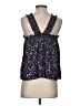 Express 100% Polyester Purple Sleeveless Blouse Size S - photo 2