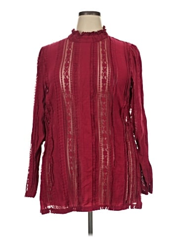 City Chic Long Sleeve Blouse (view 1)
