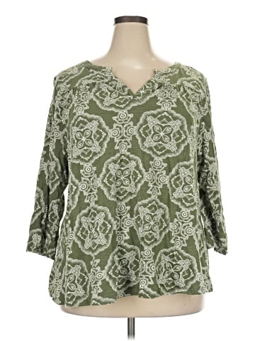 Lane Bryant 3/4 Sleeve Blouse (view 1)