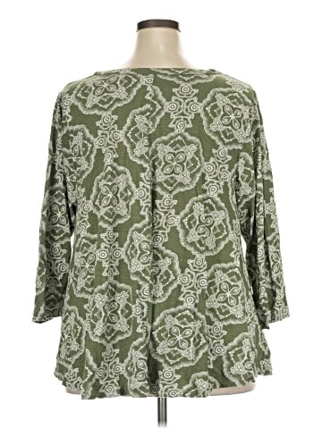 Lane Bryant 3/4 Sleeve Blouse (view 2)
