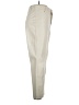 Haute Monde 100% Polyester Solid Ivory Casual Pants Size XL - photo 4