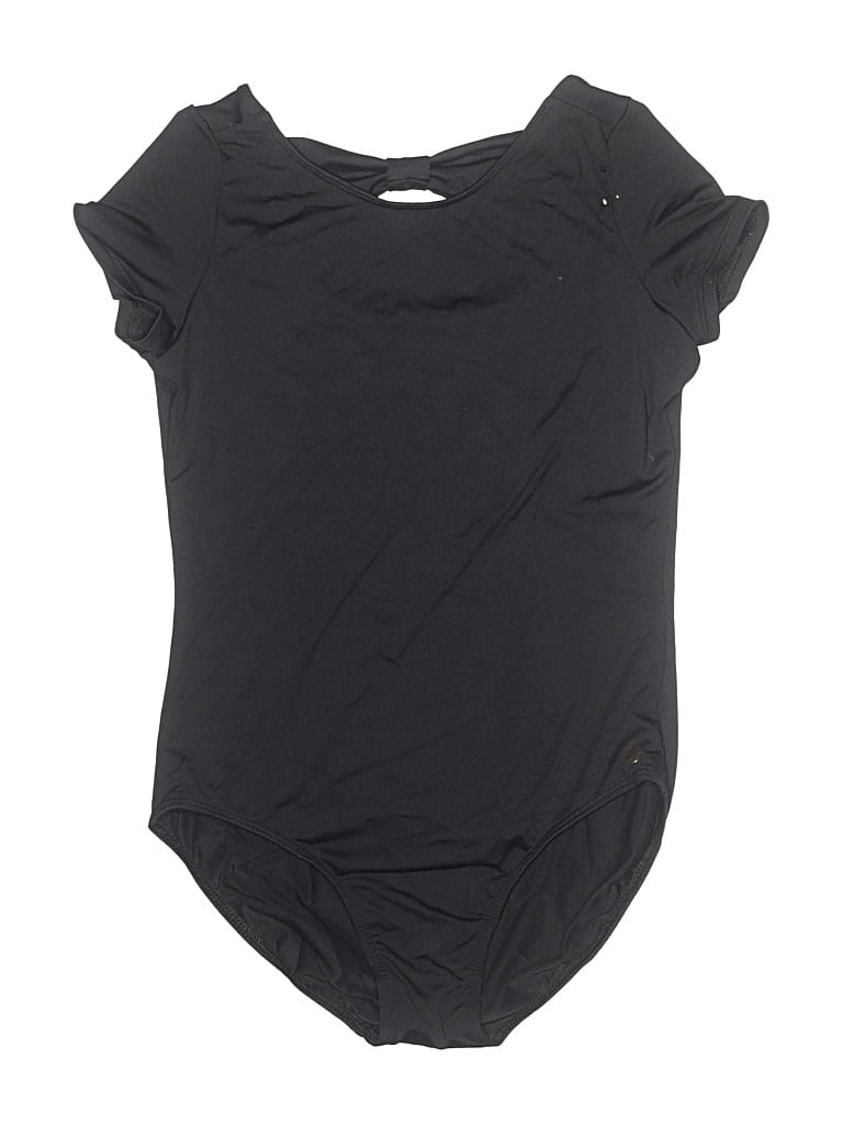 Pre-owned Justice Kids' Short Sleeve Onesie In Black