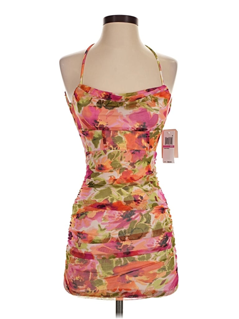 Pre-owned City Studio Cocktail Dress In Orange