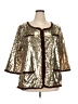 IMAN 100% Polyester Gold 3/4 Sleeve Blouse Size 3X - photo 1