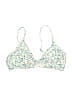 Unbranded Floral Ivory Swimsuit Top Size L - photo 1