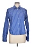 Gap 100% Cotton Stripes Blue Long Sleeve Button-Down Shirt Size L - photo 1