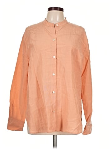 Vince. 3/4 Sleeve Button-Down Shirt (view 1)