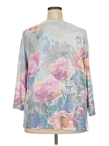 Alfred Dunner 3/4 Sleeve T-Shirt (view 2)