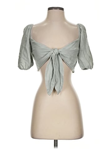 Abercrombie & Fitch Short Sleeve Blouse (view 1)