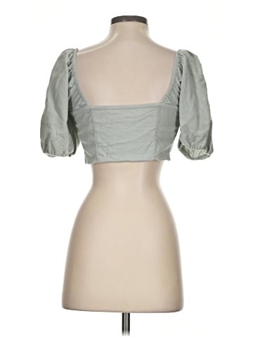 Abercrombie & Fitch Short Sleeve Blouse (view 2)