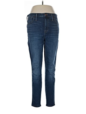 Madewell 10" High-Rise Skinny Jeans in Danny Wash: TENCEL&trade; Denim Edition (view 1)