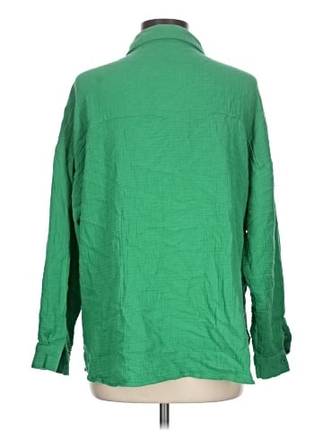Unbranded Long Sleeve Button-Down Shirt (view 2)