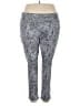 Faded Glory Animal Print Silver Active Pants Size 4X - photo 1