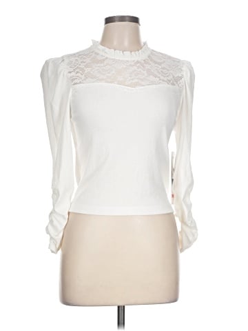 Celebrity Pink Long Sleeve Blouse (view 1)
