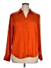 Worthington 100% Polyester Orange Long Sleeve Blouse Size XL - photo 1