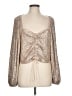 Jonathan Simkhai Gold Long Sleeve Blouse Size L - photo 1