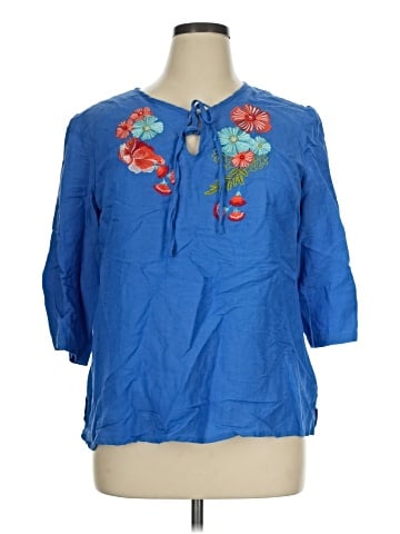 Appraisal 3/4 Sleeve Blouse (view 1)