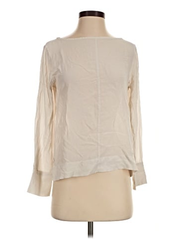 Everlane Long Sleeve Silk Top (view 1)