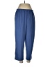 Lands' End Solid Blue Track Pants Size L - photo 1