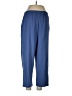 Lands' End Solid Blue Track Pants Size L - photo 2