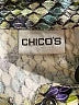 Chico's 100% Cotton Print Green Jacket Size XL (3) - photo 6
