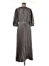 Max Studio 100% Polyester Chevron-herringbone Gray Casual Dress Size M (estimated) - photo 1