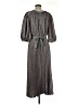 Max Studio 100% Polyester Chevron-herringbone Gray Casual Dress Size M (estimated) - photo 2