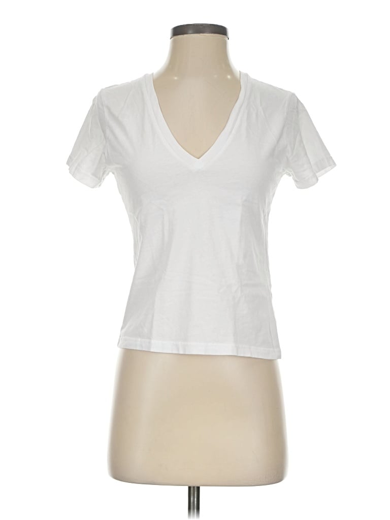 Pre-owned Monrow Short Sleeve T-shirt In White